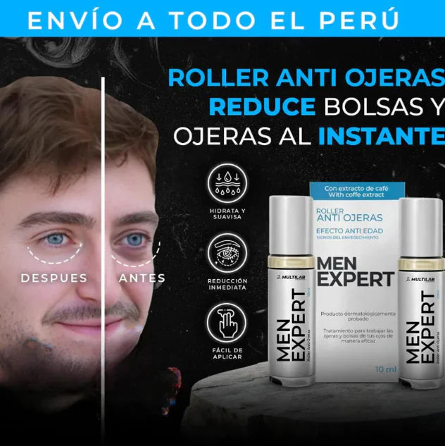 MEN EXPERT® - ROLLER ANTI OJERAS 100% EFECTIVO