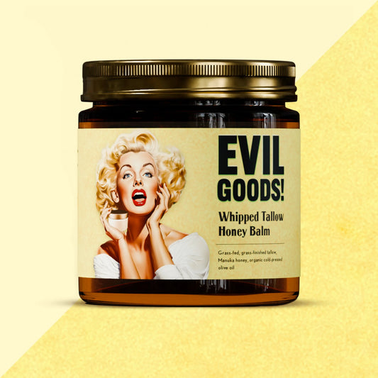 EVIL GOODS®- BÀLSAMO DE MIEL Y SEBO DE RES ANTI-ENVEJECIMIENTO/